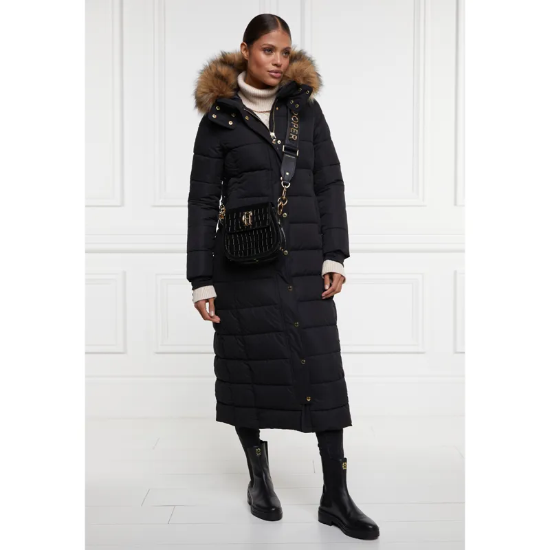 Holland Cooper Stoneleigh Longline Coat - Black